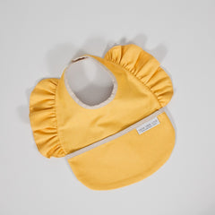 Yellow Fırfırlı Mama Önlüğü & Örtü