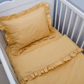 Hardal Fırfırlı Nevresim Seti