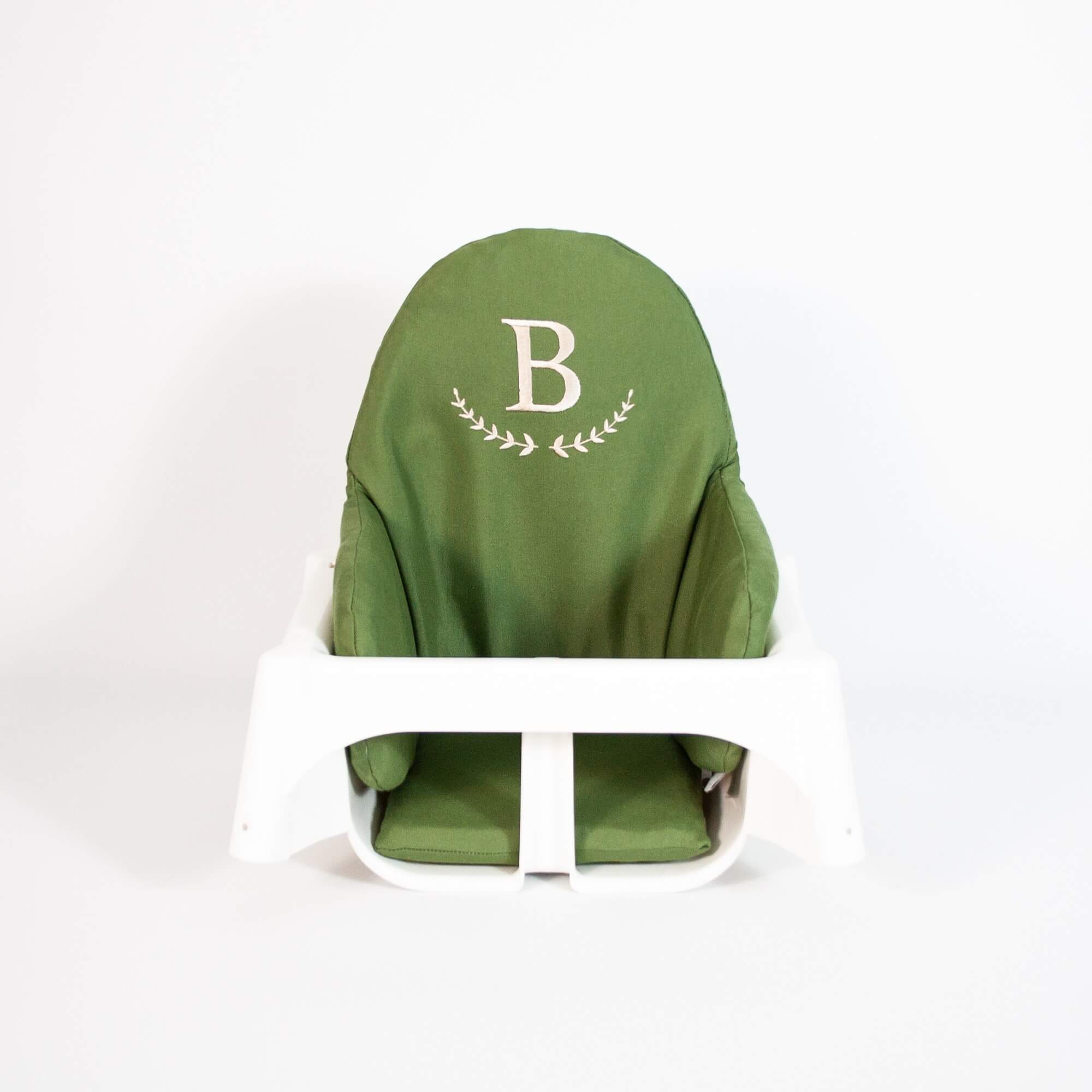 Harf Nakışlı Mama Sandalyesi Minderi Pine