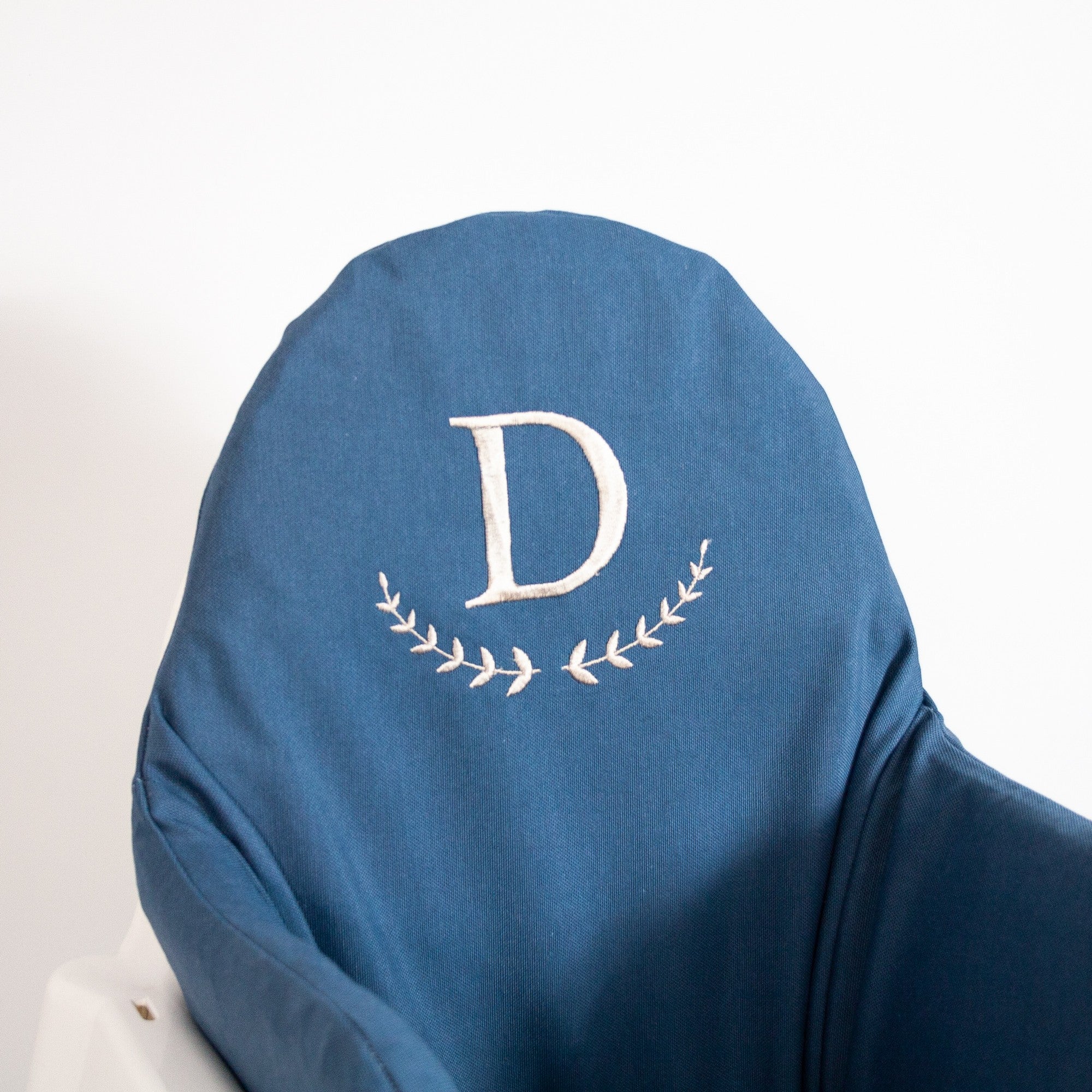 Harf Nakışlı Mama Sandalyesi Minderi Jean