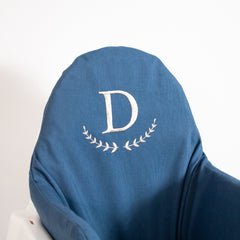 Harf Nakışlı Mama Sandalyesi Minderi Jean