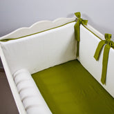 Ekru - Olive Bumper | Beşik Yan Koruma