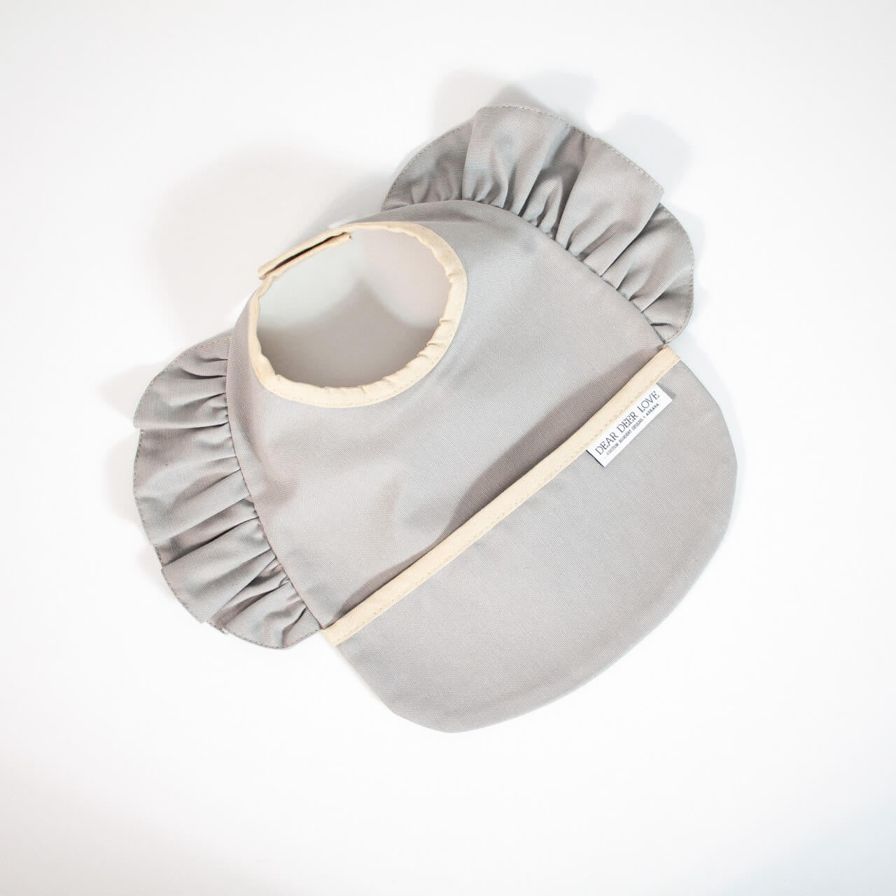 Gray Fırfırlı Mama Önlüğü