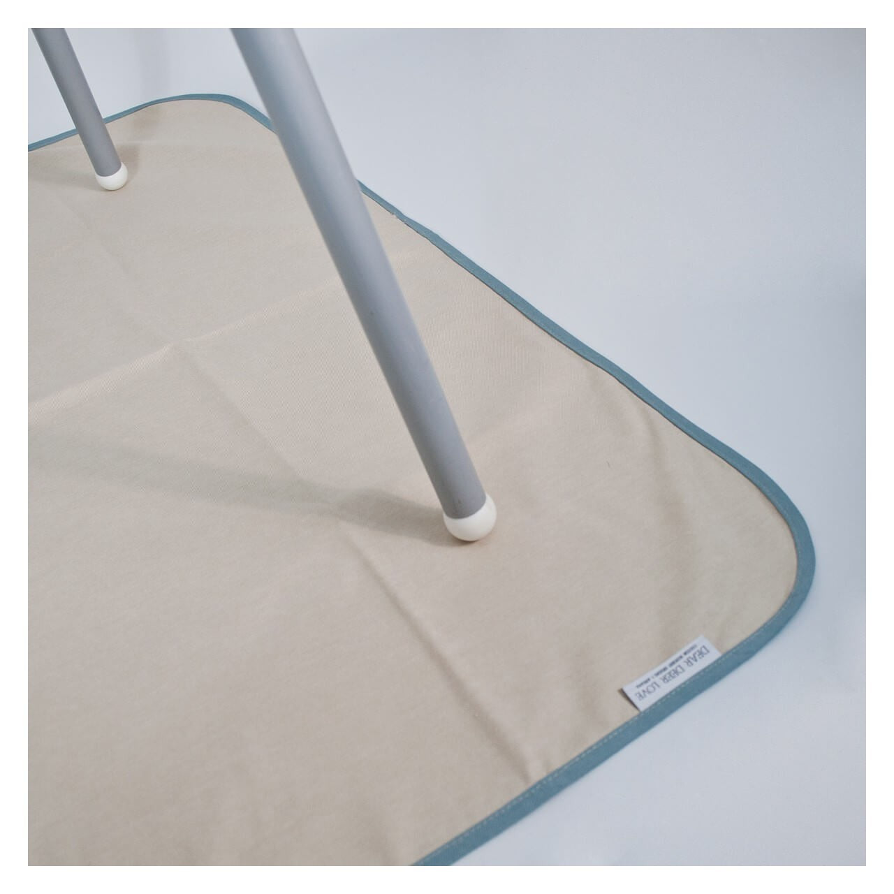 Teal Fırfırlı Mama Önlüğü & Örtü