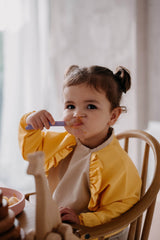 Cleo Uzun Kollu Beslenme & Aktivite Önlüğü 1-3 yaş - Sarı