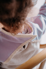 Cleo Uzun Kollu Beslenme & Aktivite Önlüğü 1-3 yaş - Lila