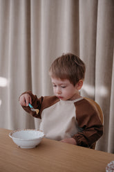 Noah Uzun Kollu Beslenme & Aktivite Önlüğü 1-3 yaş - Kahve