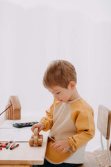 Noah Uzun Kollu Beslenme & Aktivite Önlüğü 1-3 yaş - Hardal