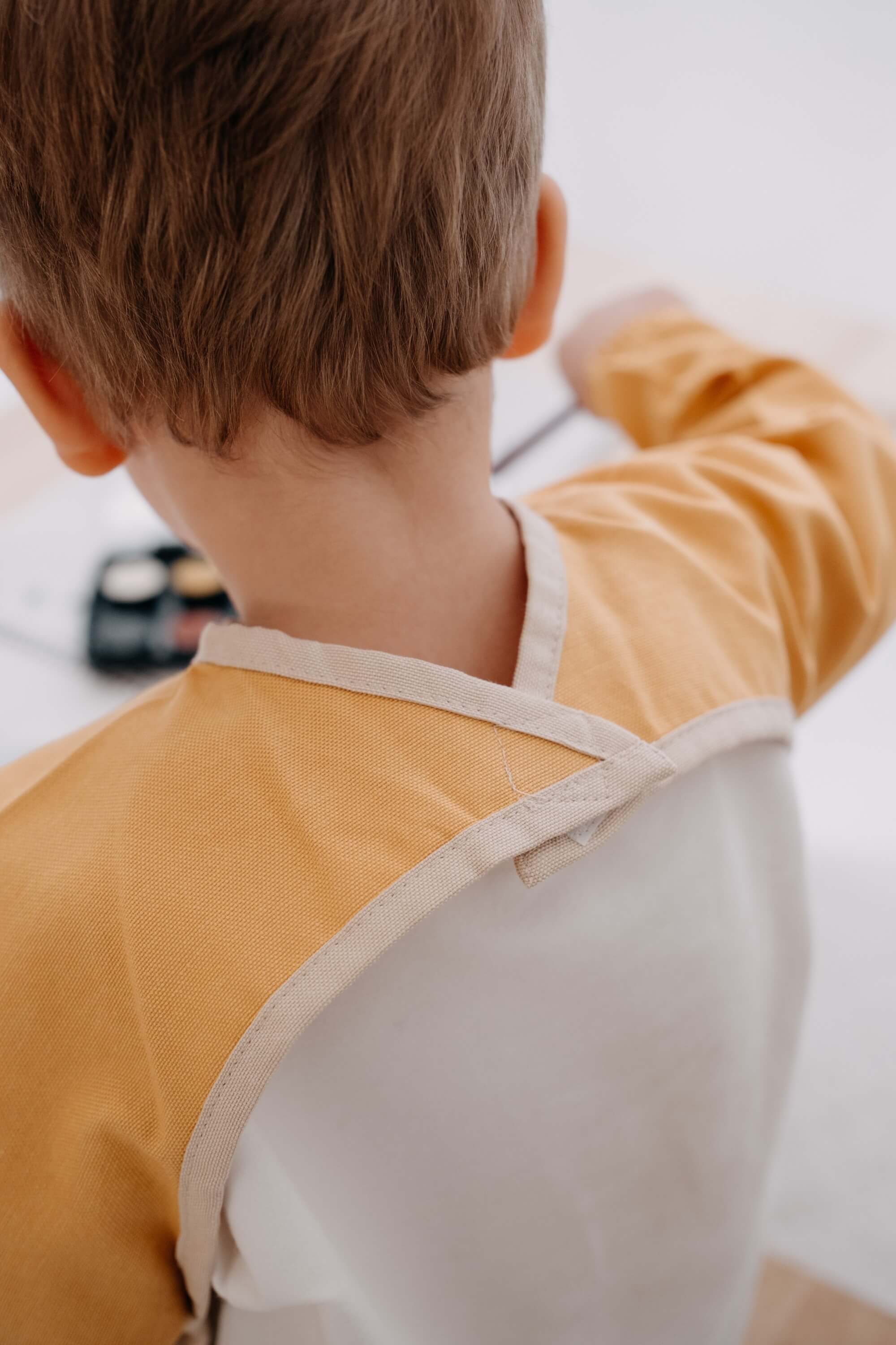 Noah Uzun Kollu Beslenme & Aktivite Önlüğü 1-3 yaş - Hardal