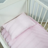 Pembe Çarşaf Yastık Seti