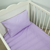 Lila Çarşaf Yastık Seti