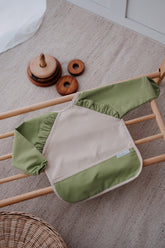 Cleo Uzun Kollu Beslenme & Aktivite Önlüğü 1-3 yaş - Yeşil