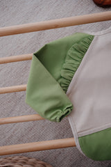 Cleo Uzun Kollu Beslenme & Aktivite Önlüğü 1-3 yaş - Yeşil