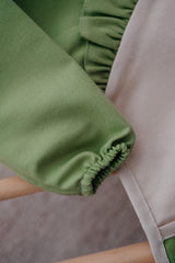 Cleo Uzun Kollu Beslenme & Aktivite Önlüğü 1-3 yaş - Yeşil