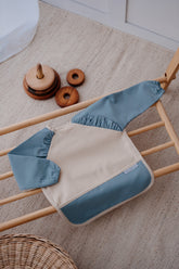 Cleo Uzun Kollu Beslenme & Aktivite Önlüğü 1-3 yaş - Teal