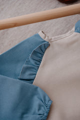 Cleo Uzun Kollu Beslenme & Aktivite Önlüğü 1-3 yaş - Teal