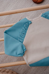 Cleo Uzun Kollu Beslenme & Aktivite Önlüğü 1-3 yaş - Aqua