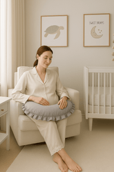 Fırfırlı Emzirme Yastığı - Gri