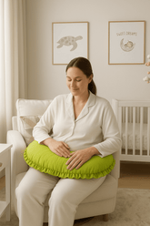 Fırfırlı Emzirme Yastığı - Yeşil