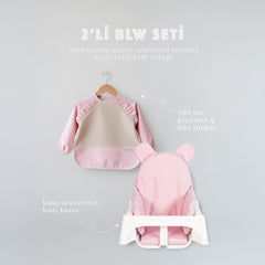 2'li BLW Beslenme Seti - Pembe