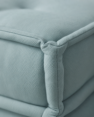 Teal 2’li Bisküvi Minder Seti | French Mattress Zemin ve Sırt Minderi