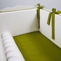 Ekru - Olive Bumper | Beşik Yan Koruma
