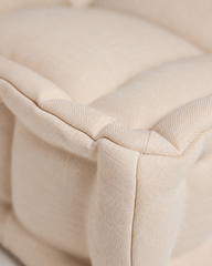 Bej 2’li Bisküvi Minder Seti | French Mattress Zemin ve Sırt Minderi