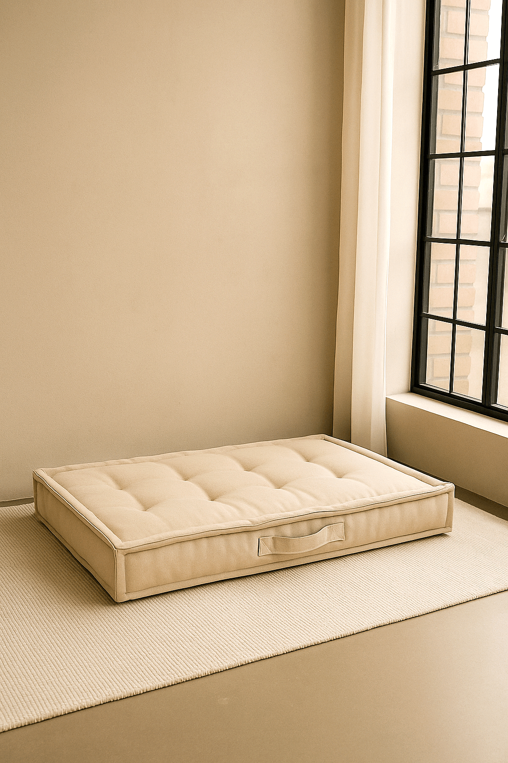 Bej Maxi Bisküvi Minder