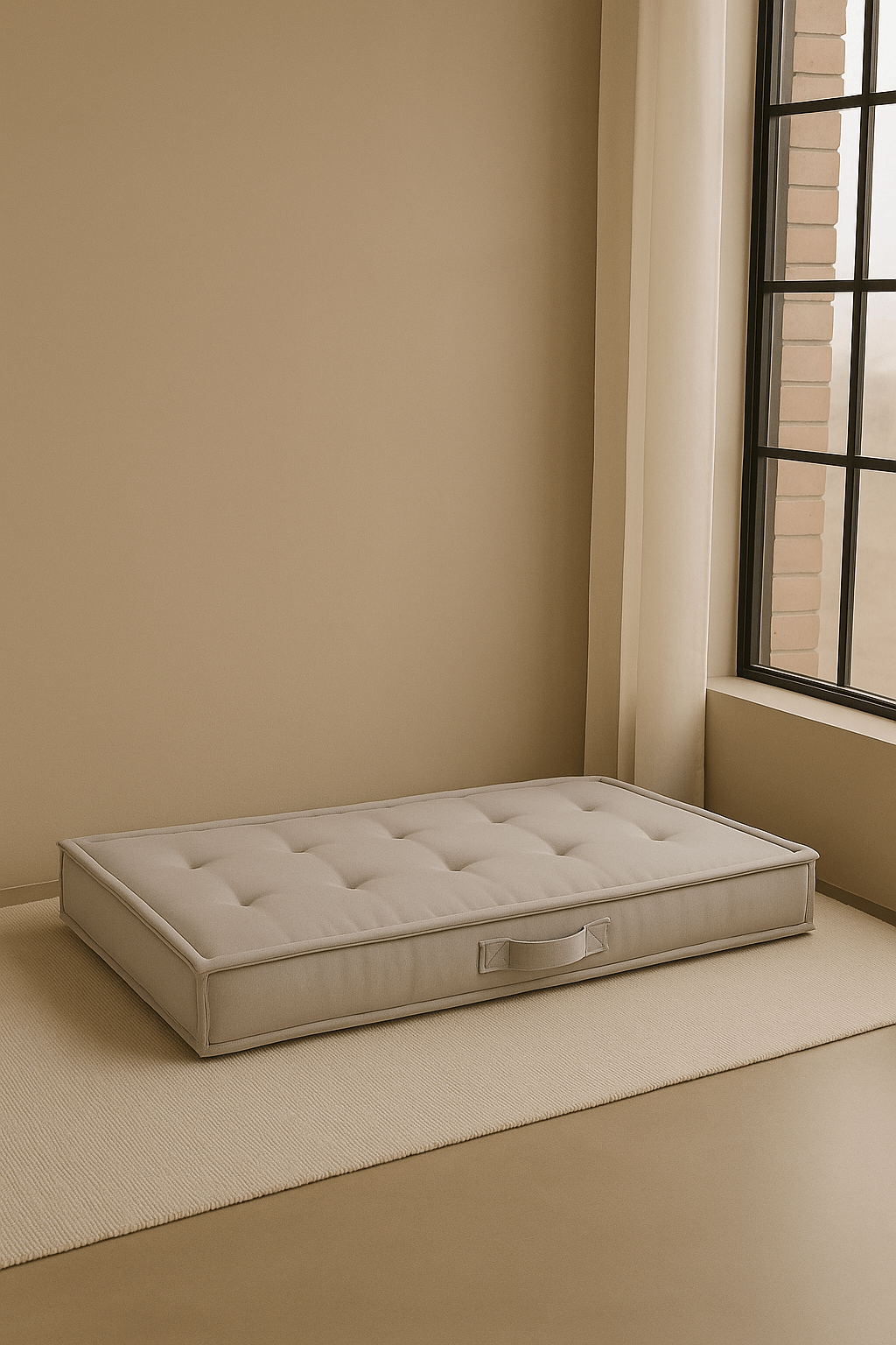 Gri Maxi Bisküvi Minder