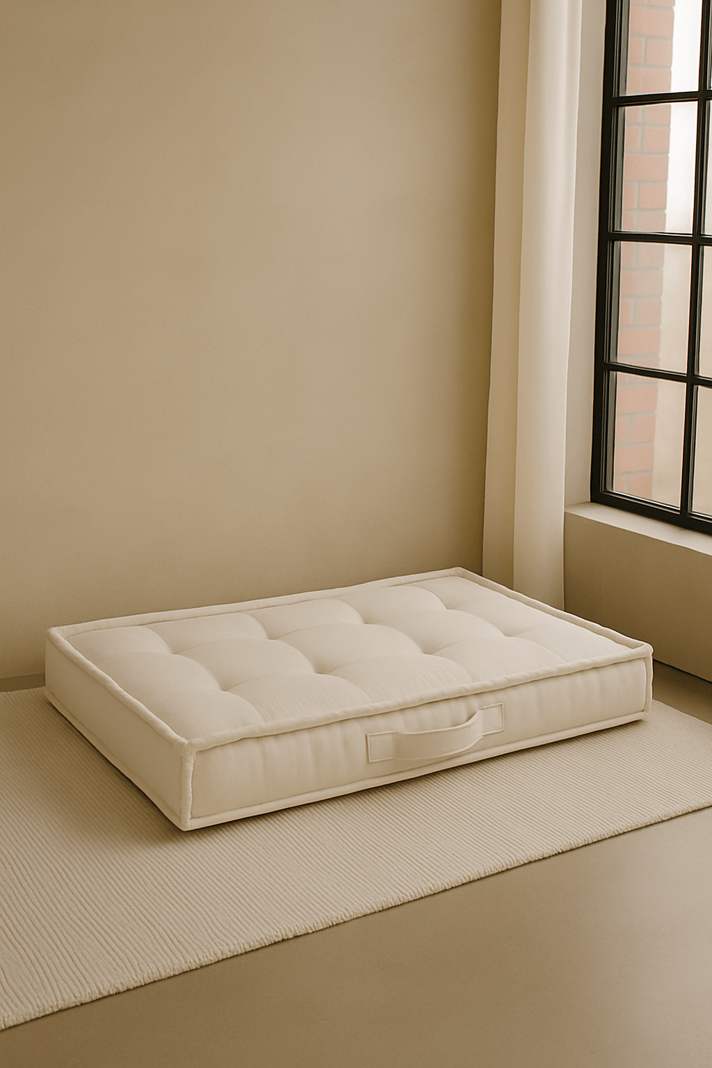 Krem Maxi Bisküvi Minder